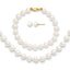 Freshwater Cultured Pearl Necklace, Bracelet & Earrings Set in 14K Yellow Gold, 14, 5-6mm - Sophia Jewelers