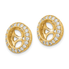 14k AA Diamond Earring Jacket