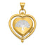 Tree of Life & Flowers Spinning Heart Locket in 14K Two-Tone Gold - Sophia Jewelers