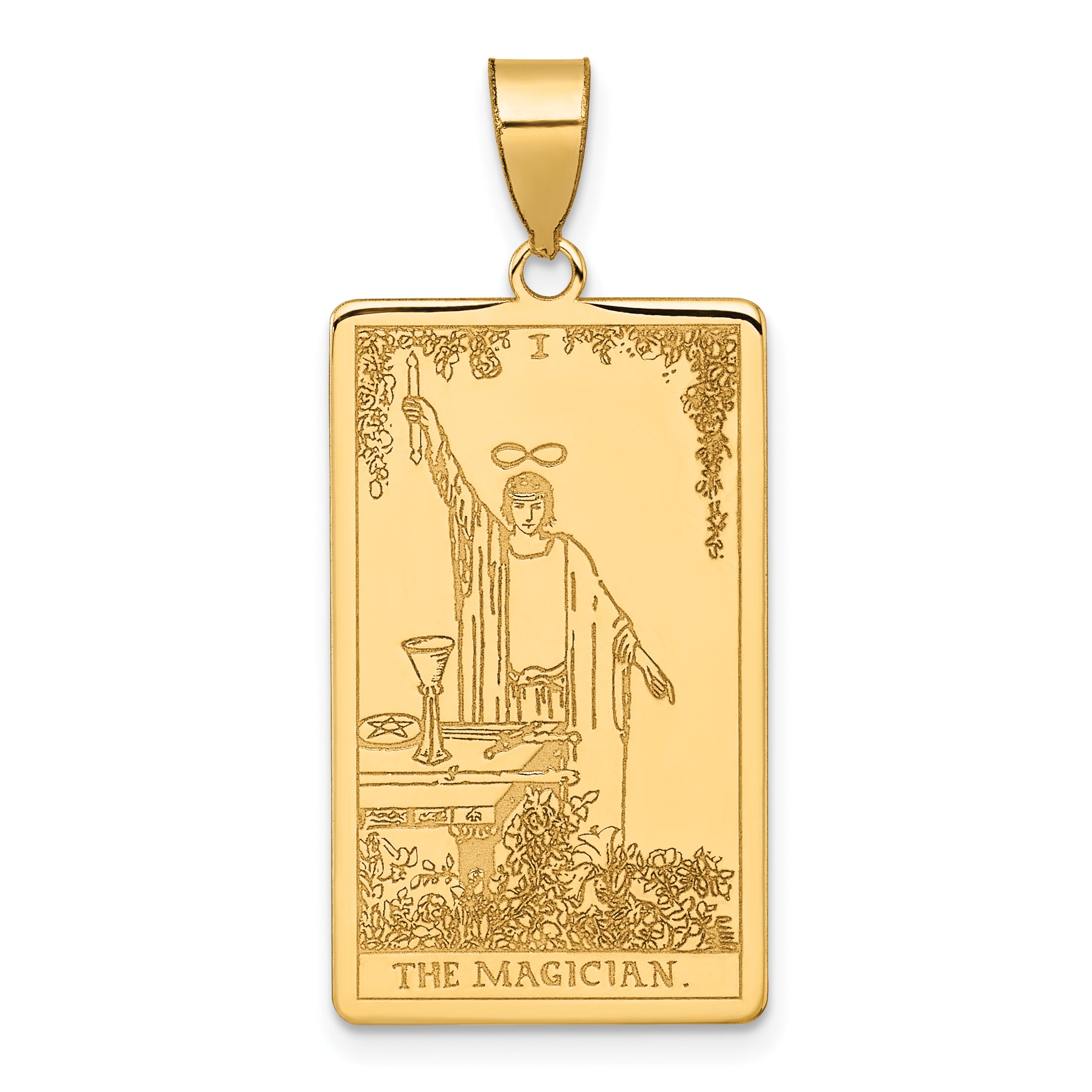 14ky The Magician Tarot Card Pendant
