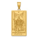 14ky Justice Tarot Card Pendant