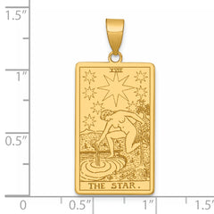 14ky The Star Tarot Card Pendant