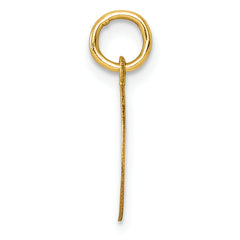 14K Round Disc Charm