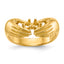 14k 2 Stone Family Ring Mounting (No Stone Included)