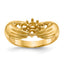 14k 4 Stone Family Ring Mounting (No Stone Included)