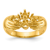 14k 6 Stone Family Ring Mounting (No Stone Included)