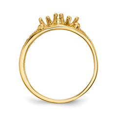 14k 2 Stone Family Ring Mounting (No Stone Included)