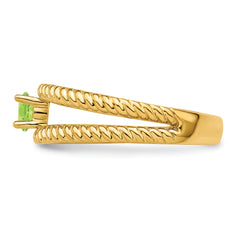 14k Synthetic Family Jewelry Ring