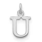 10KW Cutout Letter U Initial Charm