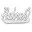 Personalized Underlined Name Plate Pendant in Sterling Silver, 18mm - Sophia Jewelers