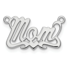 10k White Gold Polished Heart Name Plate