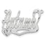 Diamond-Cut Heart Name Plate Pendant in Sterling Silver - Sophia Jewelers