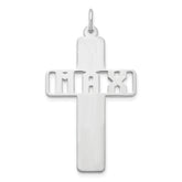 14k White Gold with Cut-out with Name Charm