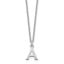 10K White Gold Rhodium-Plated Cable Chain Necklace