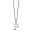 10KW Cutout Letter P Initial Necklace