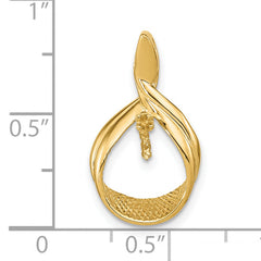 14k Pearl Pendant Mounting (No Stone Included)