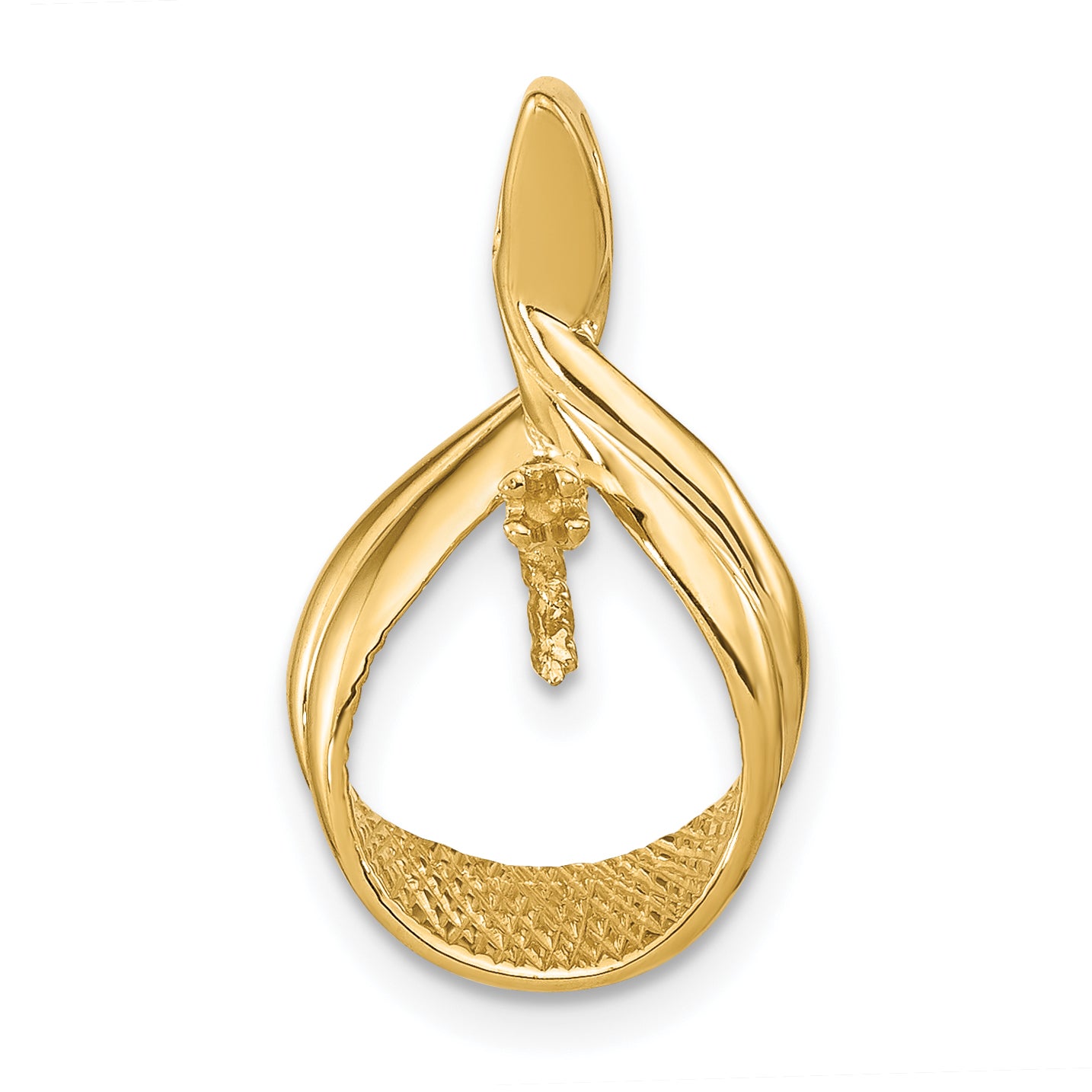 14k Pearl Pendant Mounting (No Stone Included)