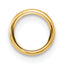 14k 7mm Round Stone Bezel Pendant Mounting (No Stone Included)