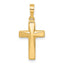 14K Polished Cross Pendant