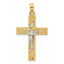 INRI Crucifix Pendant in 14K Two-Tone Gold, 19x28mm - Sophia Jewelers