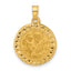 14K Hollow St. Joseph Medal