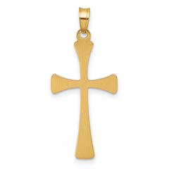 14k Polished Religious Cross Pendant