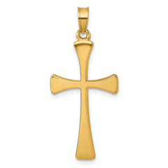 14k Polished Religious Cross Pendant