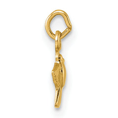 14k Polished Flying Dove Pendant