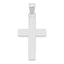 Cross Charm in 14K White Gold, 31mm - Sophia Jewelers