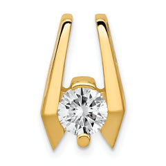 14k Holds 5.75mm Stone Slide Mounting (No Stone Included) Fits up to 2mm Regular/5mm Fancy or Reversible Omega