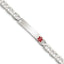Women's Sterling Silver Anchor Medical ID Bracelet 7mm