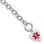 Wider Cable Links Medical ID Bracelet in Sterling Silver, Engravable, 7.8 Inch - Sophia Jewelers