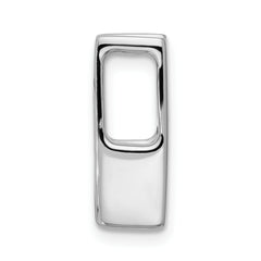 14k White Gold Holds 5.25mm Stone Slide Mounting (No Stone Included) Fits up to 6mm Regular/Fancy/Reversible Omega