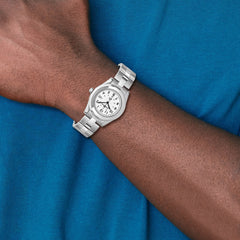 Mens Mountroyal Stainless Steel White Dial Sport Watch