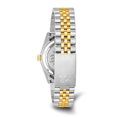 Mens Mountroyal Two-tone IP-plated White Dial Watch