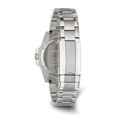 Mens Mountroyal Stainless Steel Blue Dial Divers Watch