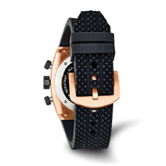 Mens Mountroyal Chrono Rose IP-plated Polyurethane Band 43x47mm Watch