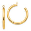 Tube Jackets Hoop Earrings in 14K Yellow Gold, 30mm - Sophia Jewelers