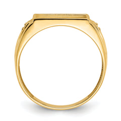 14k Men's ring Mounting (No Stone Included)