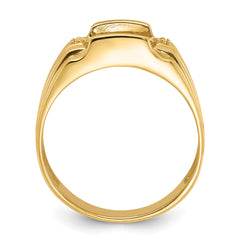 14k Men's ring Mounting (No Stone Included)