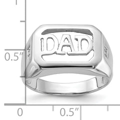 14k White Gold Men's ring Mounting (No Stone Included)