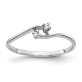 14k White Gold AA Diamond ring