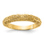Filigree Wedding Band in 14K Yellow Gold, 3mm, Size 6 - Sophia Jewelers