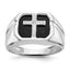 Men's Diamond Ring in 14K White Gold, Size 10 - Sophia Jewelers