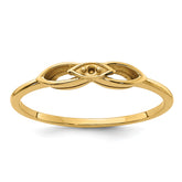 14k .01ct. Diamond Ring Mounting (No Stone Included)