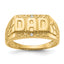 Men's AAA Diamond Ring in 14K Yellow Gold (0.01 ct. tw.), Size 9 - Sophia Jewelers