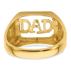 14k Dad's Ring Mounting (No Stone Included) only