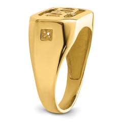 14k Dad's Ring Mounting (No Stone Included) only