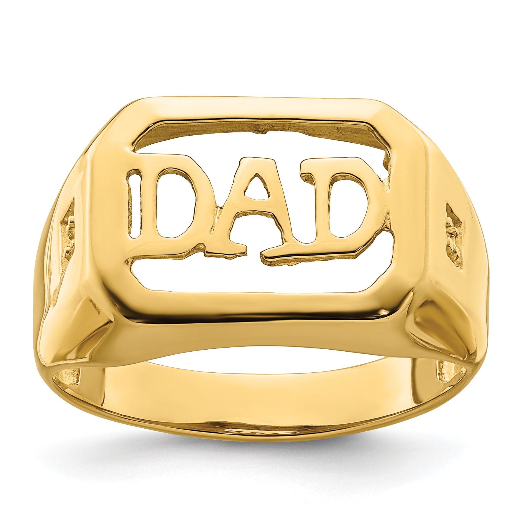 14k Dad's Ring Mounting (No Stone Included) only