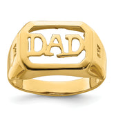 14k Dad's Ring Mounting (No Stone Included) only